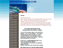 Tablet Screenshot of hockeyetcvideos.com
